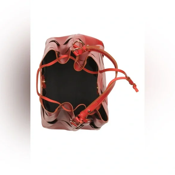 BOLDRINI Italian Leather Bucket Bag - Picture 4 of 4